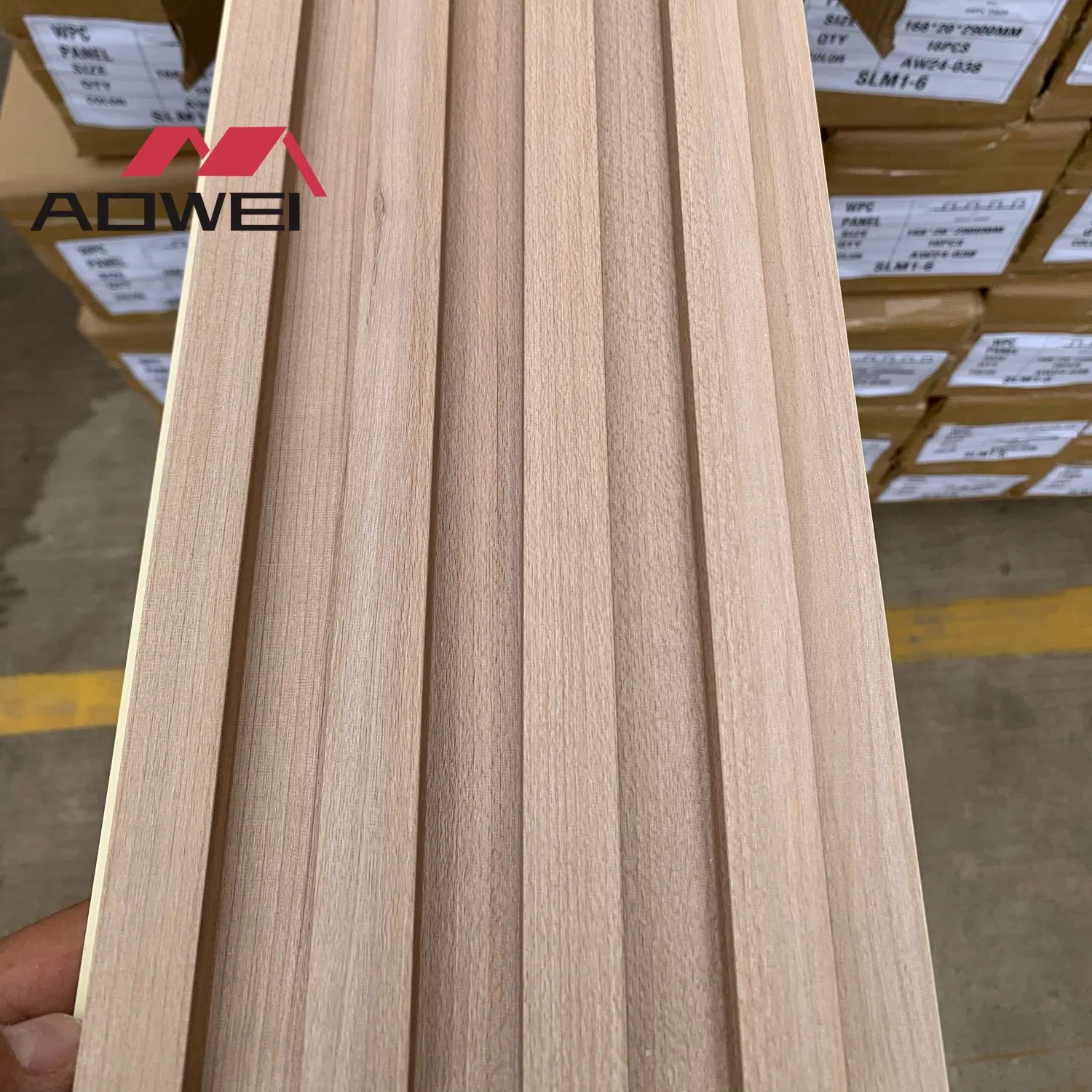 Wood Plastic Composite WPC Fluted Wall Panel