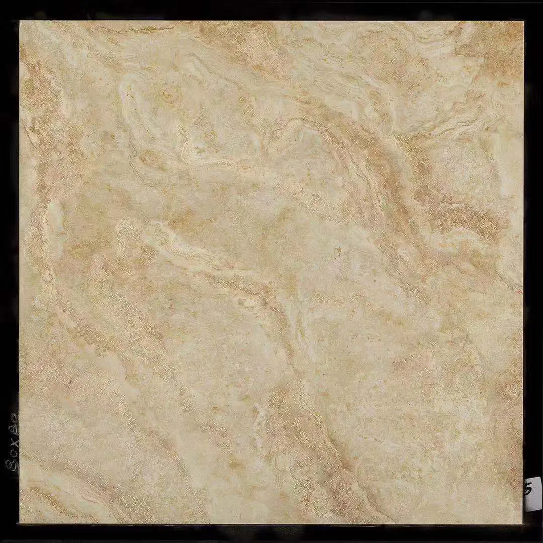 Плитка фарфоровая 800x800 мм золотая линия и звезда