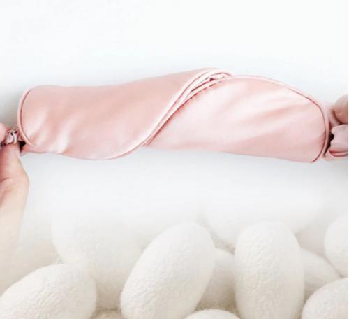 6A Grade Quality Natural Mulberry Silk Eyemask Gift Set 22mm Momme Silk Glossy Silk Eye Mask for Sleeping