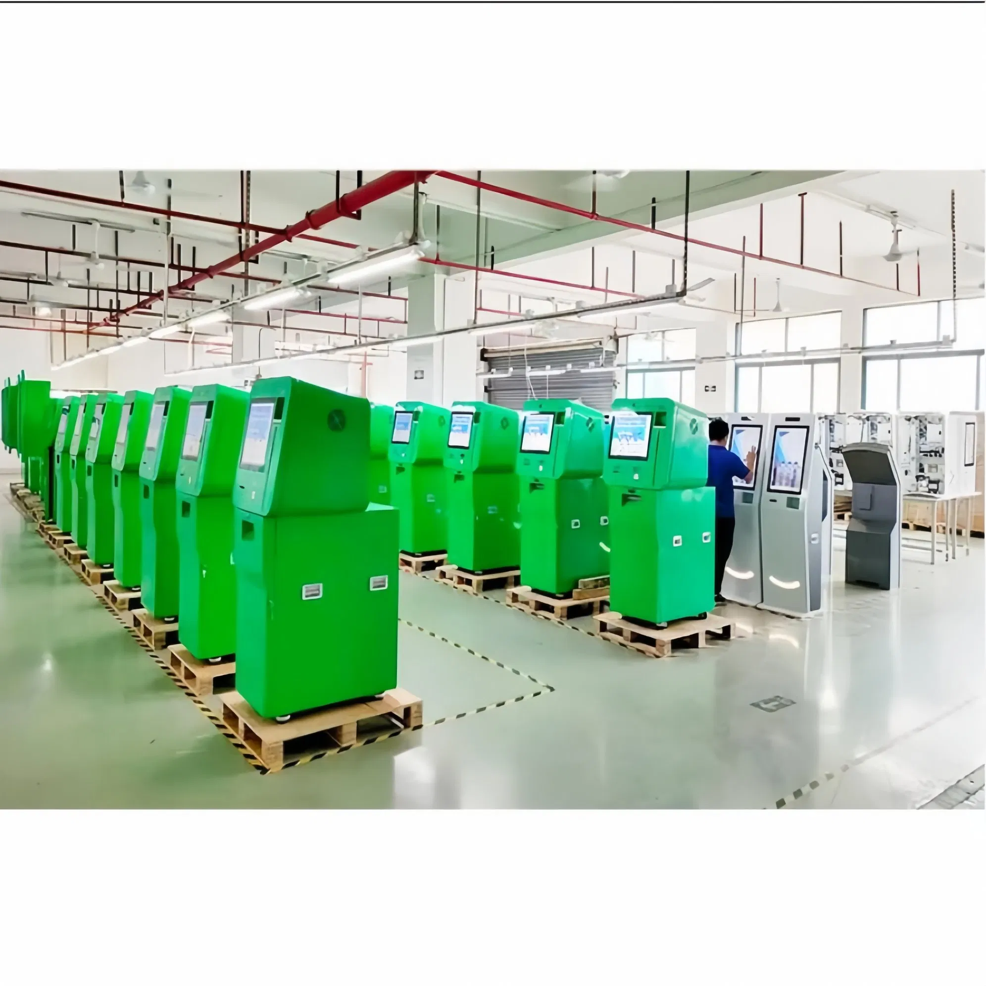 Currency Exchange Kiosk ATM Machine Coin Bill Acceptor Cryptocurrency Exchange Machine
