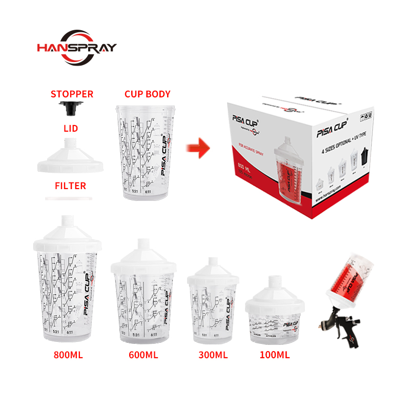 Spray Gun Cups Painting Cup Suitable for Paint Mixing System