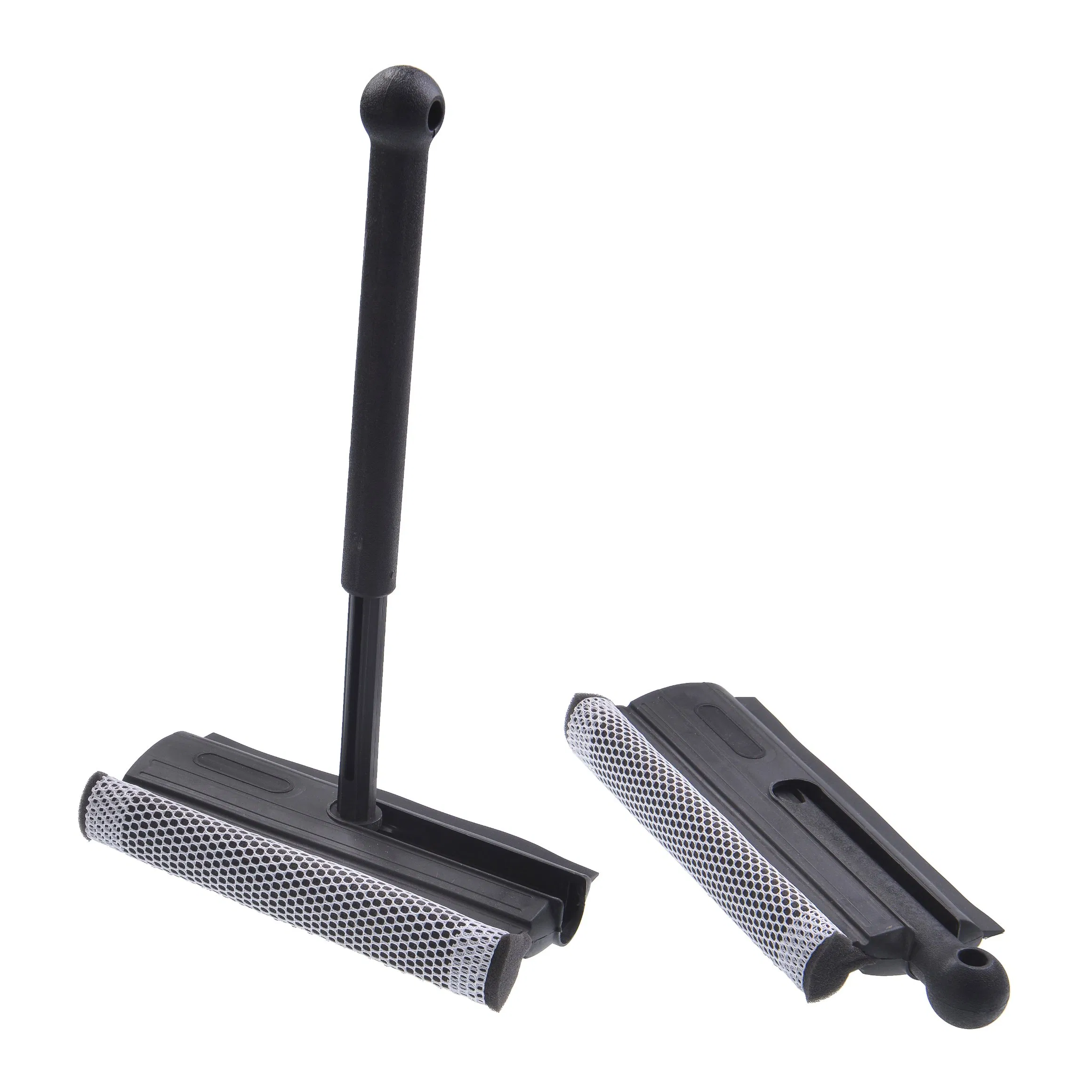 Foldable Window Squeegee Cleaning Tool Windshield Cleaning Sponge and Rubber Squeege for Tough Clean