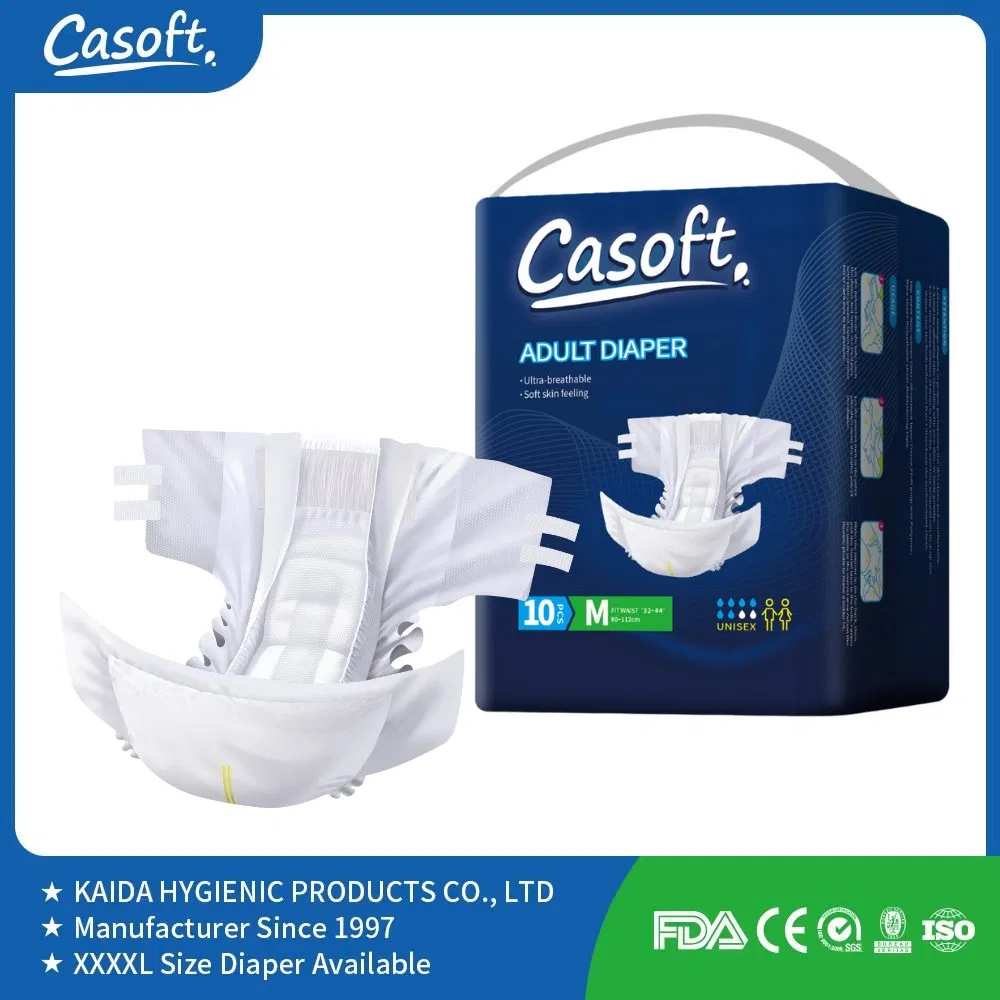 OEM Quick Dry Fluff Pulp Adult Diapers for Incontinence and Aged Care