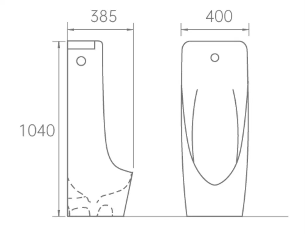 Hot Sale Sanitary Ware Ceramics Wall Flush Floor-Standing Men′ S Urinal for Toilet