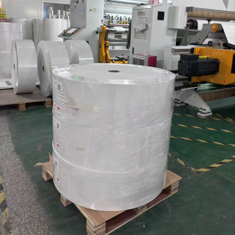 Premium Thermal Synthetic Paper with Frozen Glue Adhesive Rolls