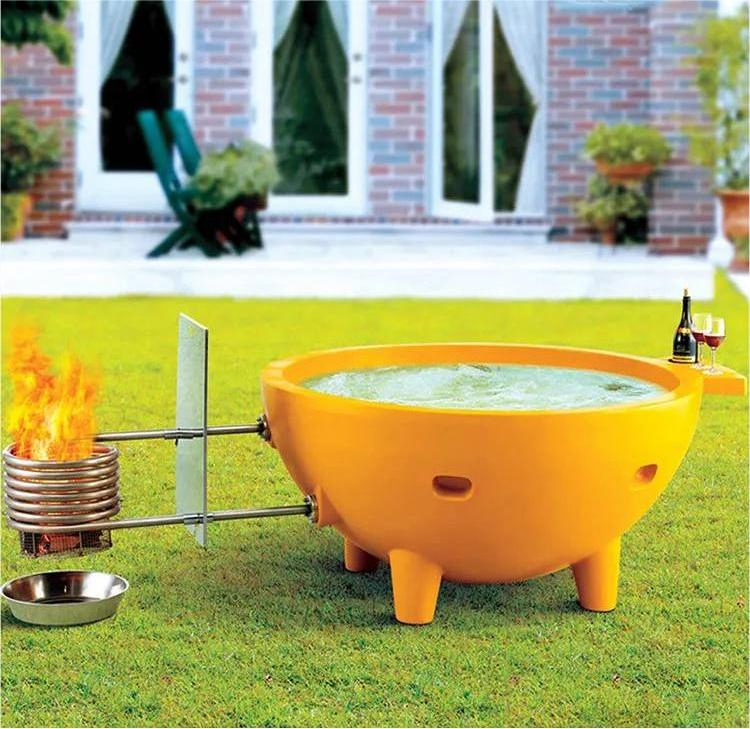 Акриловая ванна для улицы, разноцветная