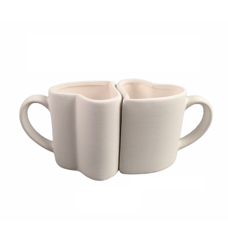 Wholesale Most Popular DIY Cup Unglazed Bisque Crafts Custom Ceramic Multi-Shaped Mug