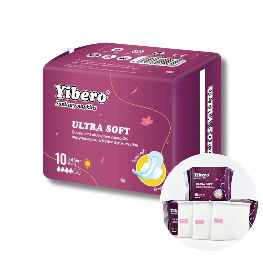 Breathable Super Absorbent Sanitary Ladies Napkin Products Feminine Hygiene Pads