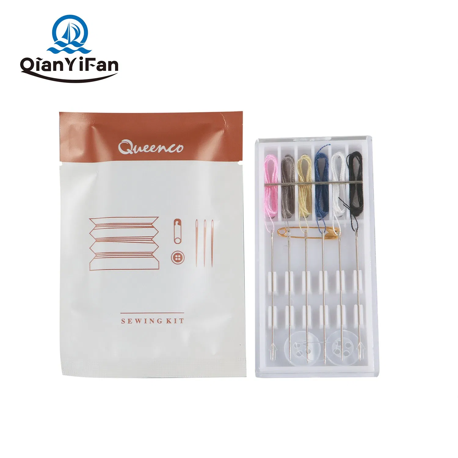 Hotel Personal Toiletries Travel Care Set Needle and Thread Bag, Soap, Nail File, Ladies Bag, Comb Hotel Guest Room Disposable Toiletries Set