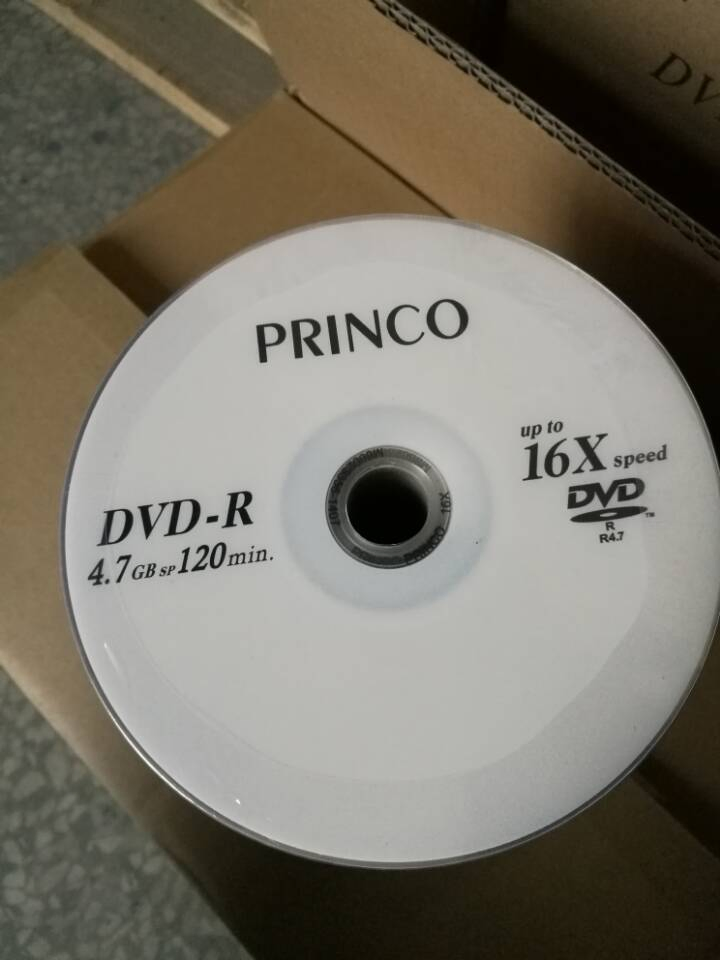 DVD-R диски Princo для печати, 4.7 ГБ, 50 шт.