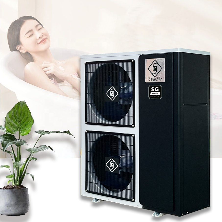 12+ Years Manufacturer Factory Supply 5okw ERP a+++ R32r290 Gas Underfloor Heating System Sanitary Hot Water Use DC Inverter Air to Water Heatpump