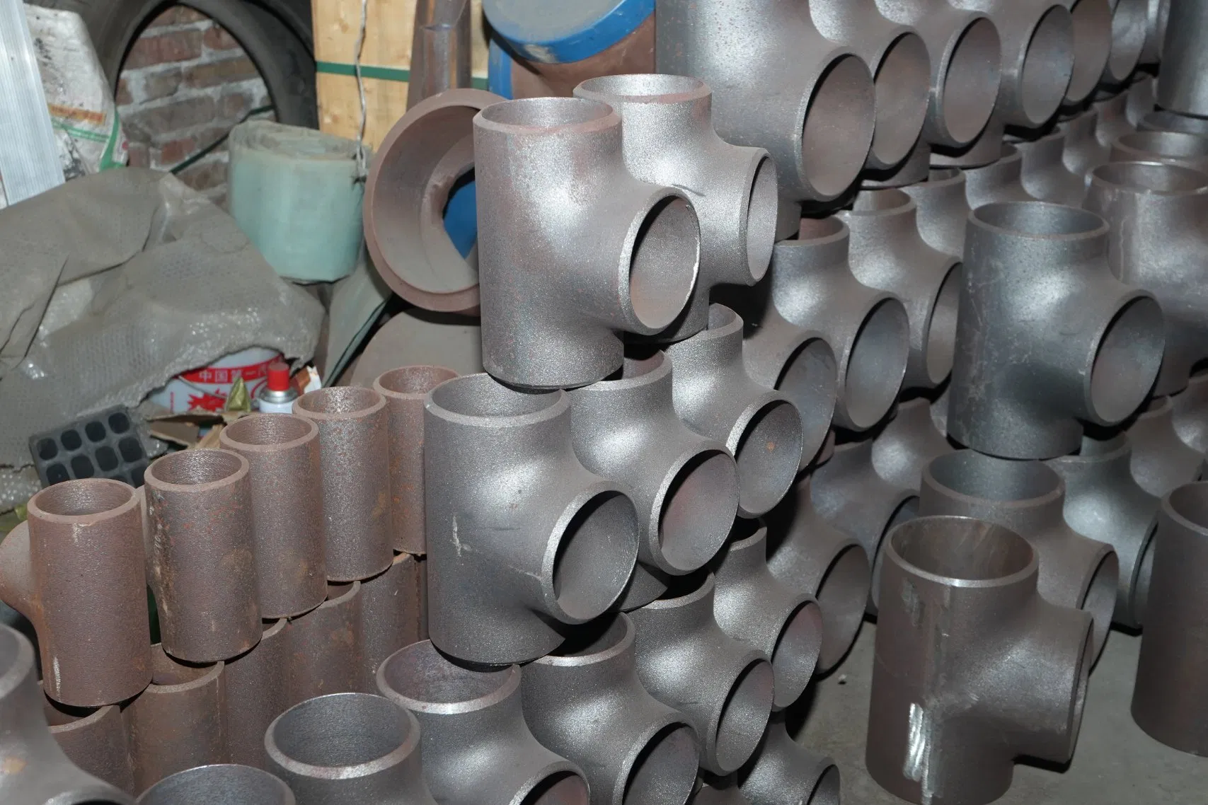 Precision-Cast Smooth-Inner-Wall High-Temperature-Resistant Stainless Steel Tee Accessory