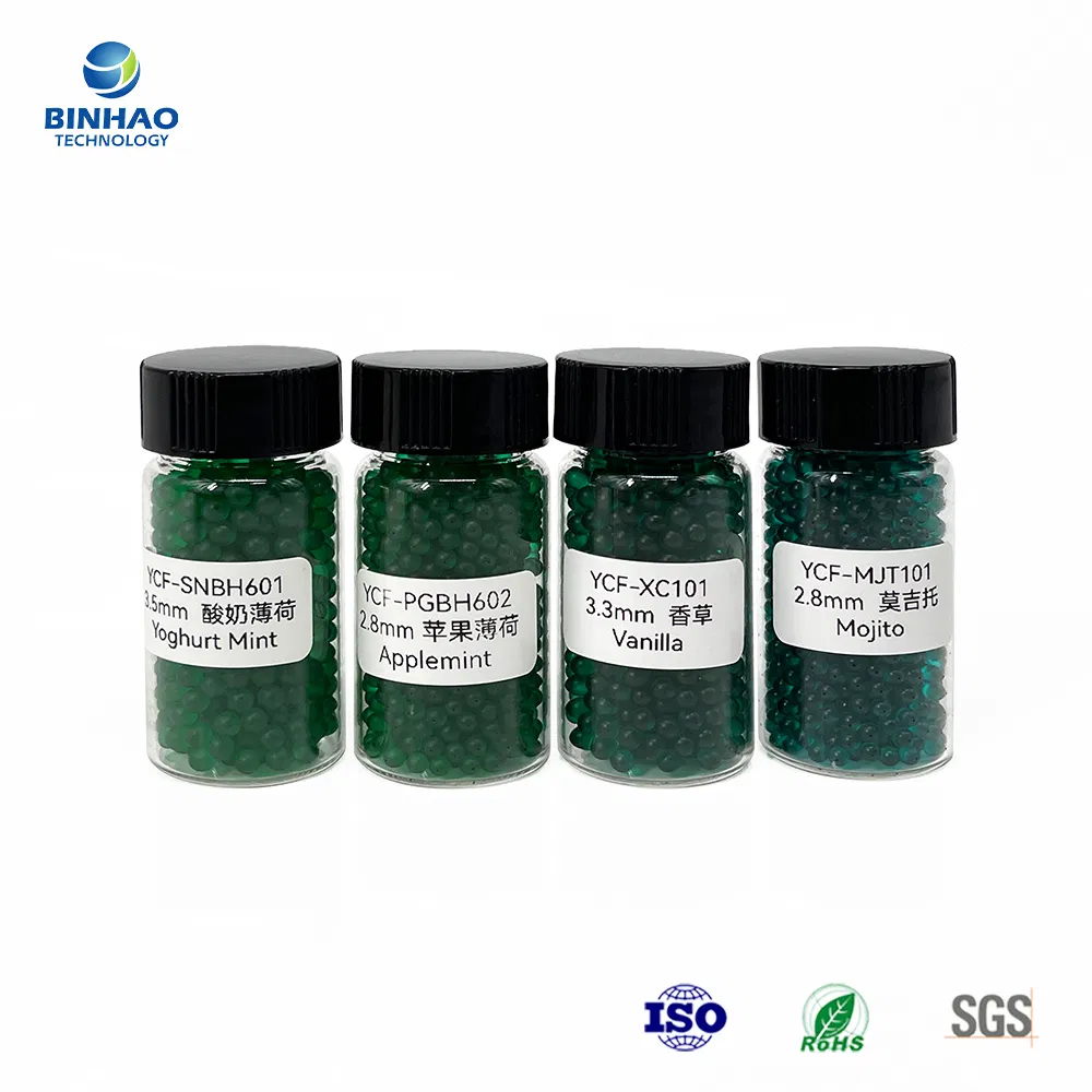 Refreshing Menthol-Infused Cigarette Capsules Designed for Instant Cooling Effects