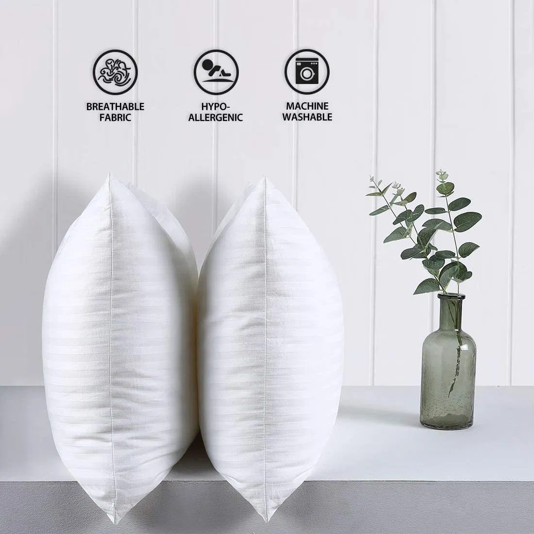 Bed Pillows Firm Luxury Hotel White Cotton Pillow Case Down Alternative Filling Hotel Pillow for Sleep
