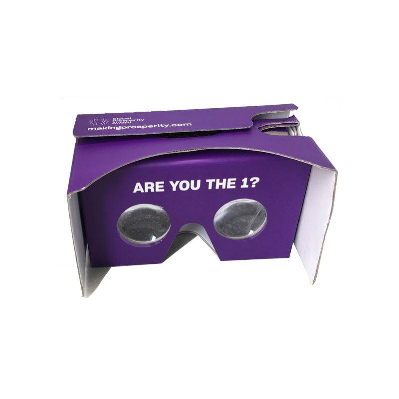 Hot 3D Vr Glasses Virtual Reality Cardboard Vr 3D Glasses Paper Mobile Phone Glasses OEM Logo Factory Customized Design