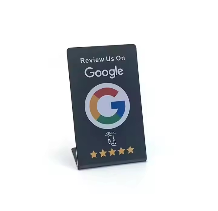 NFC Stand Display Card for Whatsapp Instagram Tiktok Business Promotion