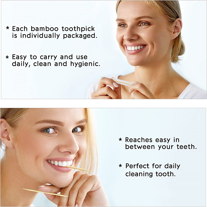 Individually Wrapped Bamboo-Mint Picks Are for Fruit and Cocktails