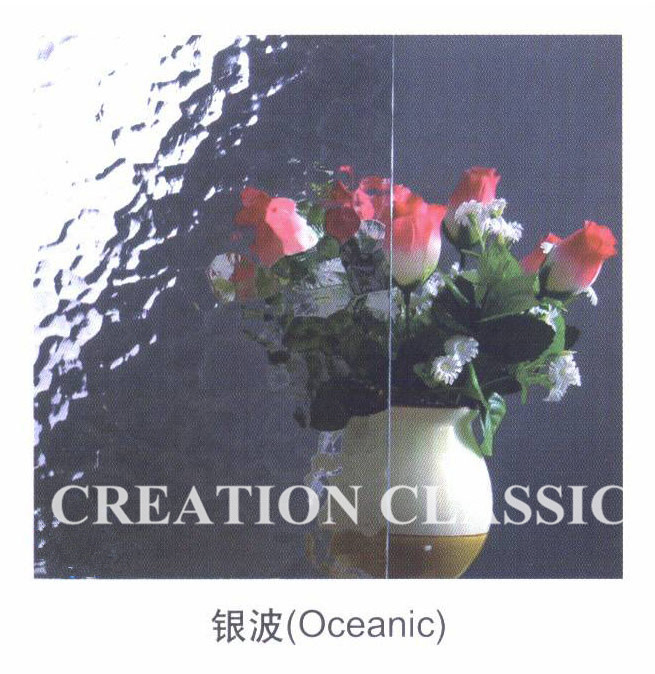 Clear Nashijji Glass Flora Patterned Glass