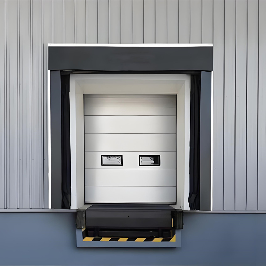 Industrial Electric Roll up Insulated Overhead Sectional Dock Door for Cold Storage or Warehouse