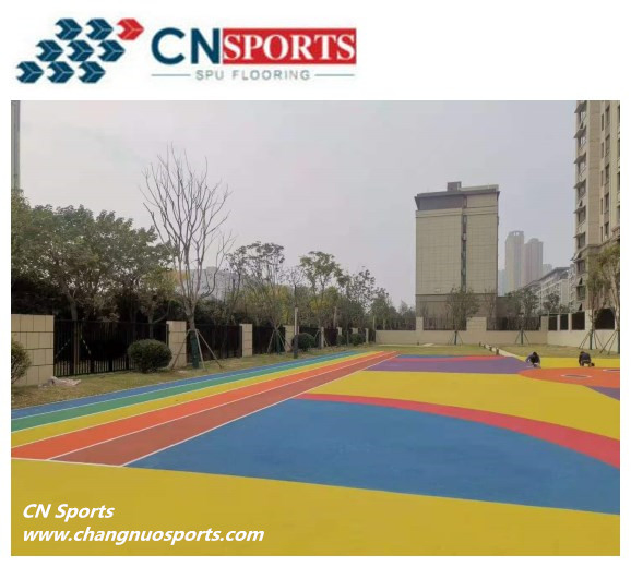 Cushion Rebounce Safety EPDM Granules Rubber Flooring for Playground and Running Track