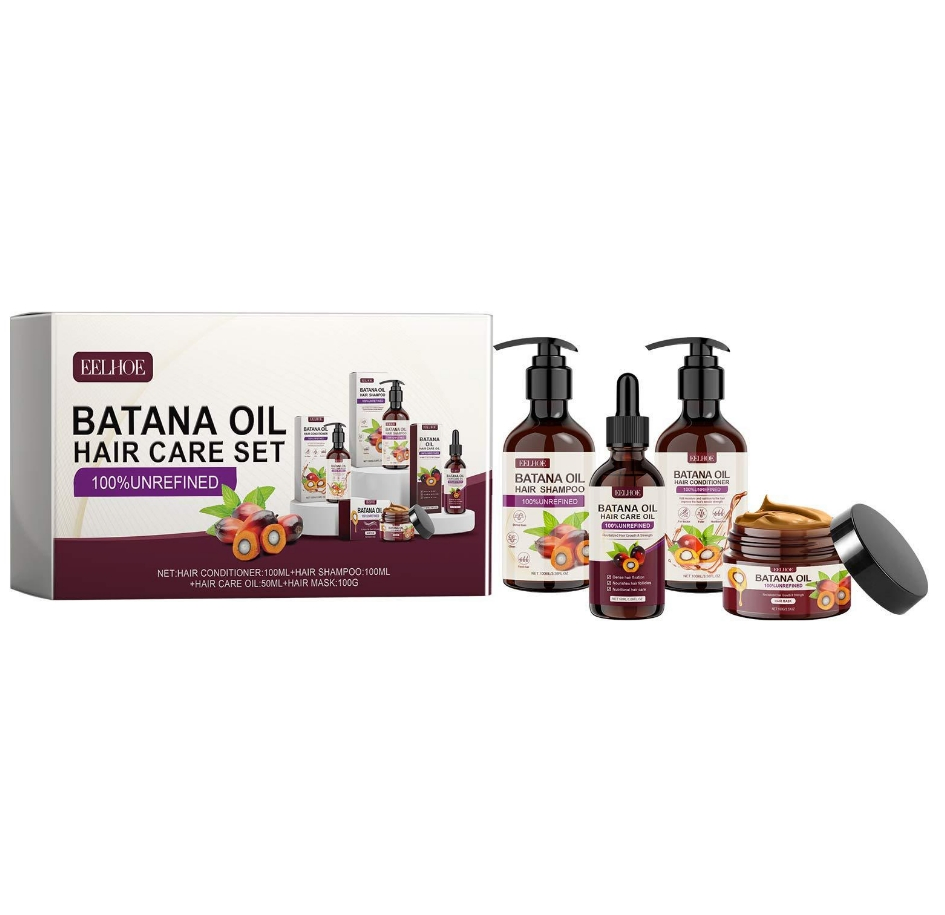 Online Wholesale and Retail 100% Pure Batana Oil From Honduras Effectively Eliminate Hair Split Ends & Increase Batana Oil Set Sustainable Batana Hair Oil Set
