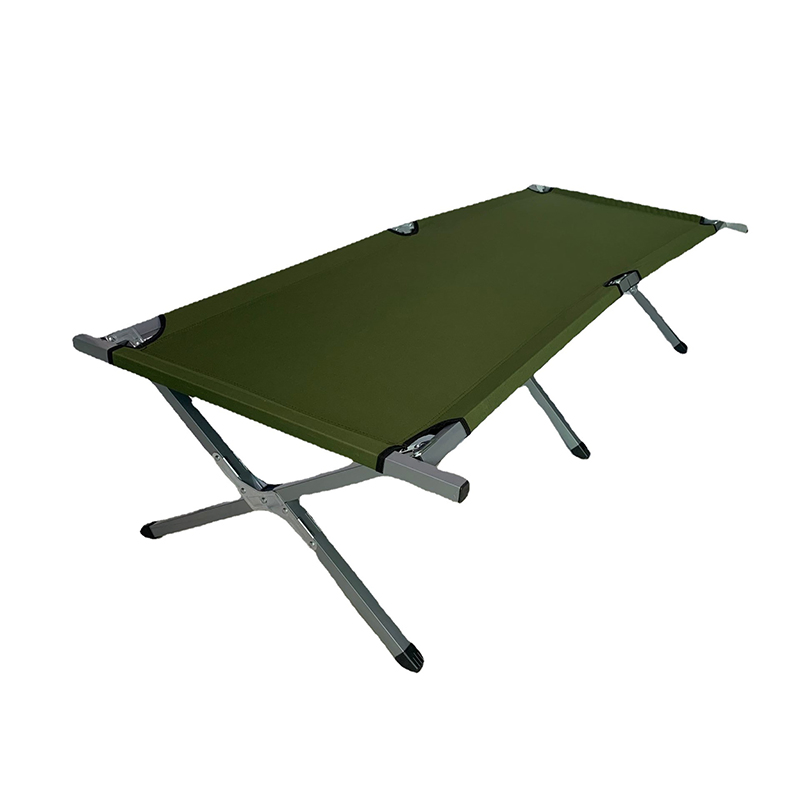 Ultra Light Travel Aluminum Camping Bed Adjustable Marching Folding Camp Bed