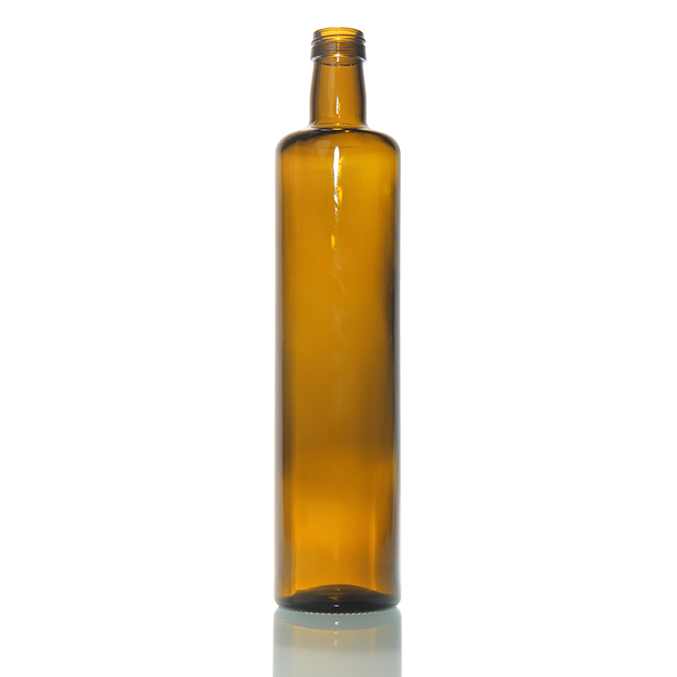 1000ml Brown Square Glass Bottle Olive Oil Bottles with Screw Lid