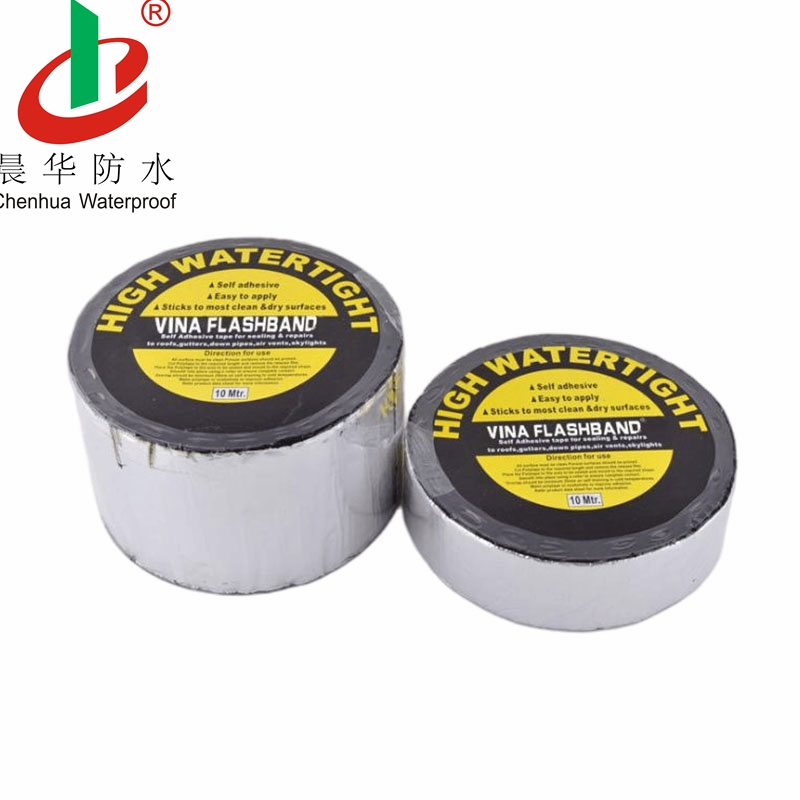 Waterproofing Materials Self Adhesive Aluminum Bitumen Roof Asphalt Flashing Repair Tape
