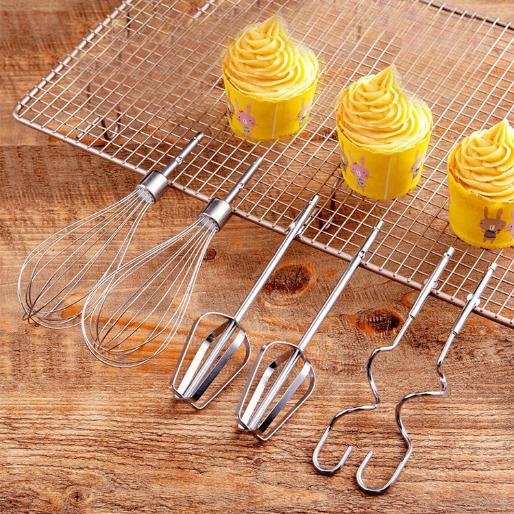 Small Dough Flour Stick Hook Electric Handheld Egg Beater for Cake