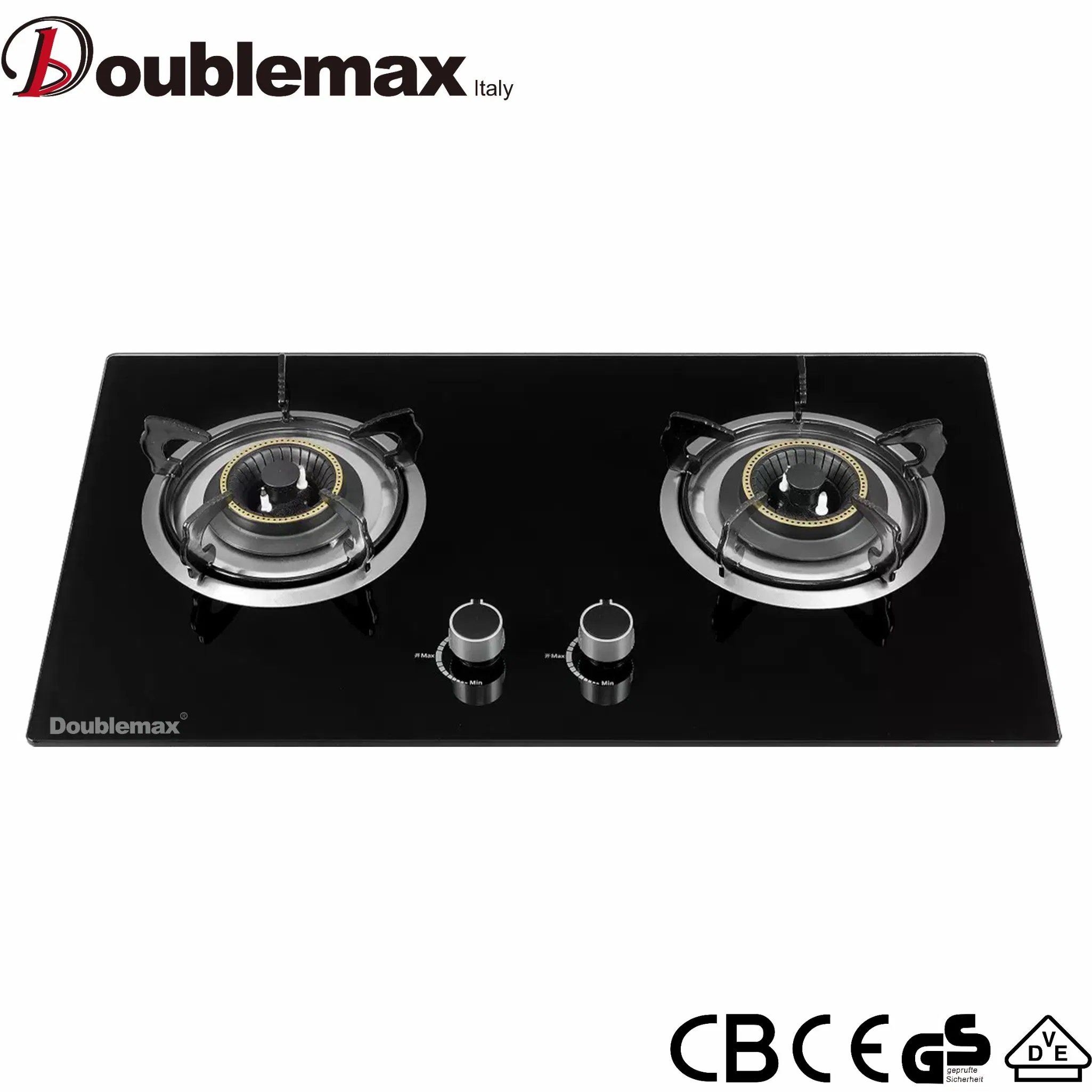 Modern Design 2 Burner Gas Stove Automatic Ignition Cooktops Portable