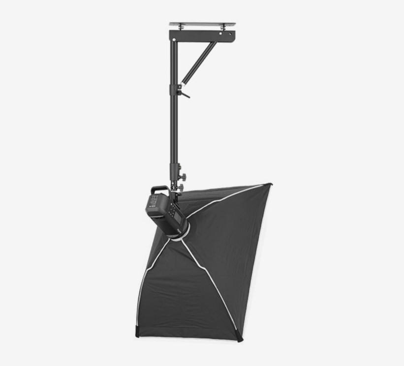 180cm Wall Mount Light Stand Boom Arm with Triangle Base Adjustable Ring Light Wall Mount Stand for Photography Studio, COB Light