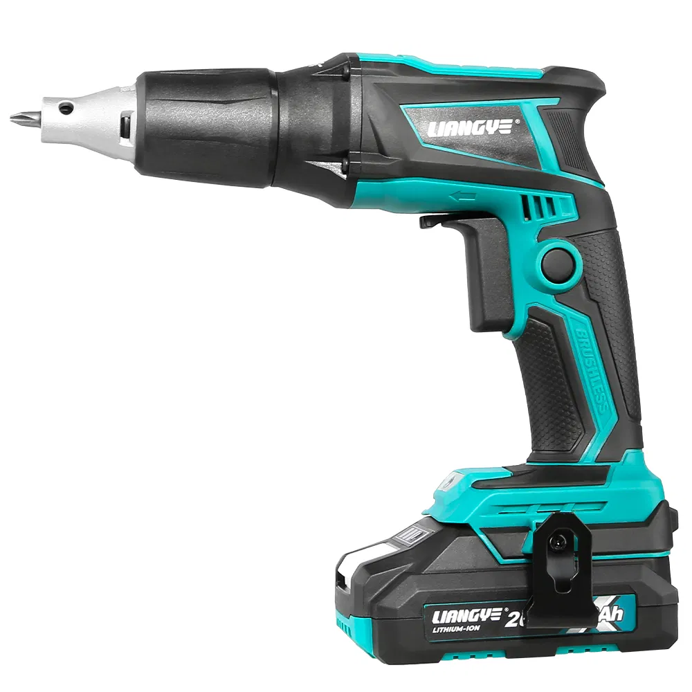 Liangye Cordless Power Tools 18V Drywall Screw Gun with Collated Magazine