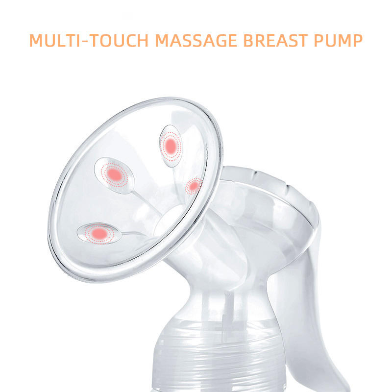 Best Selling Breast Milk Pump Massage Silicone Portable Manual Breast Pump OEM Service Electric Manual Milk Skimmer PVC Free