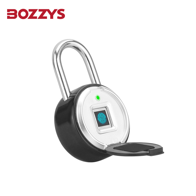 Waterproof Safety Lockout Padlock APP Remote Control Tuya Smart Keyless USB Charge Round Fingerprint Padlock