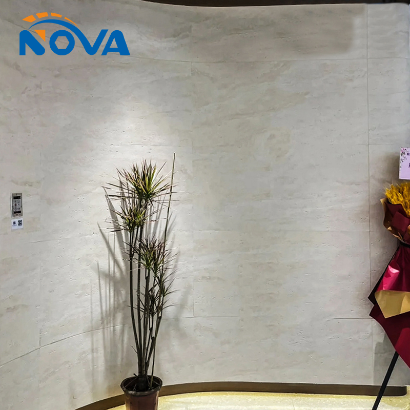 Natural Ultra Thin Marble Veneer Sheet Wall Panel Flexible Stone Veneer