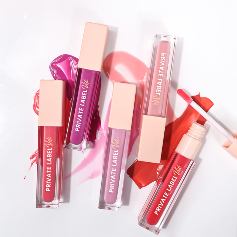 High Quality Shimmer New Arrival Lip Gloss Pink Lid High Shimmer Lipgloss