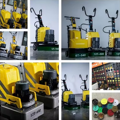 Make The Floor Flat Roughly Grind Floor Scrubbing Machine for Plant