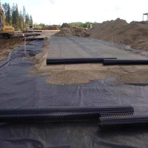 Top Selling 20kN 30kN Gravel Grid PP Biaxial Geogrid Reinforced by Soft Road Foundation