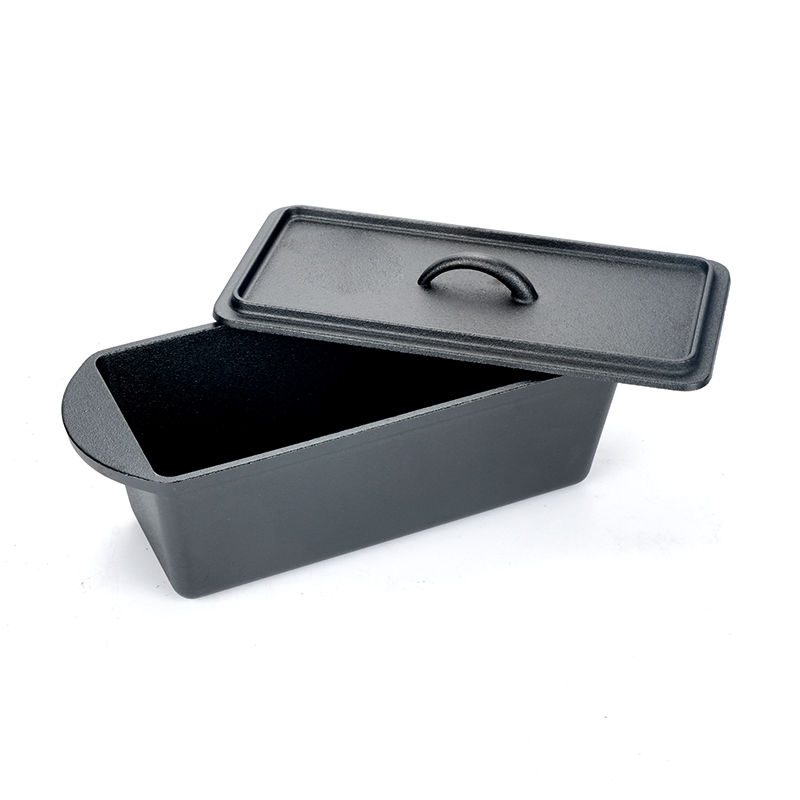 Чугунная форма для хлеба с крышкой