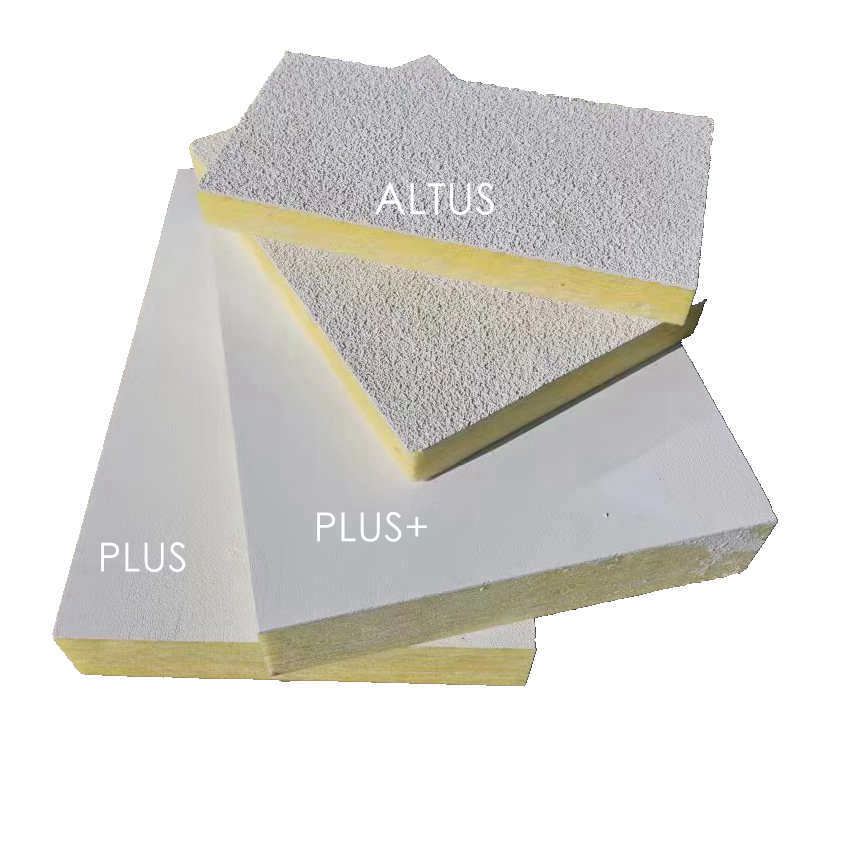 Super Smooth Surface Acoustic Plaster with Mineral Wool Acoustic Panel