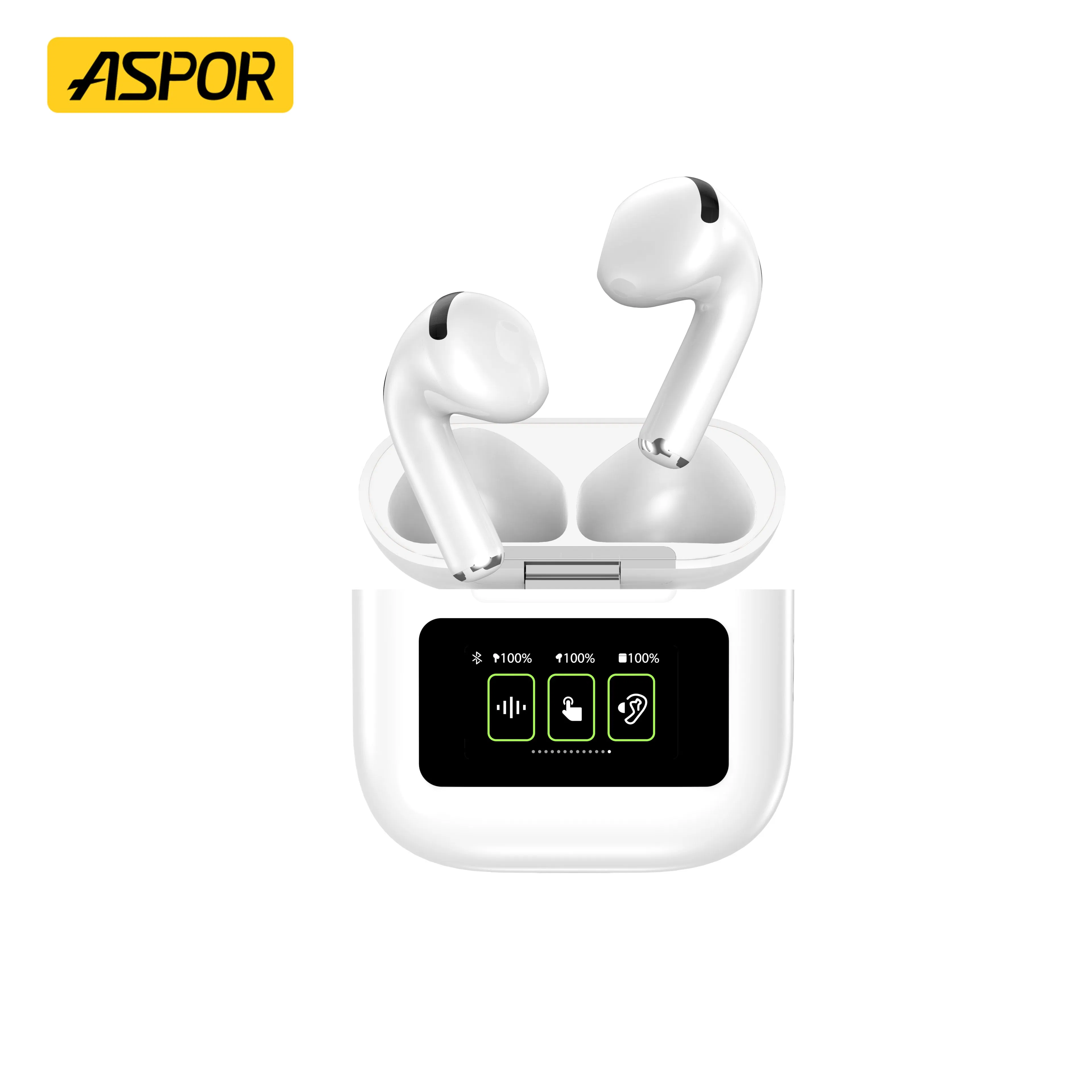 Наушники ASPOR A630 TWS Bluetooth 5.3, защита от воды