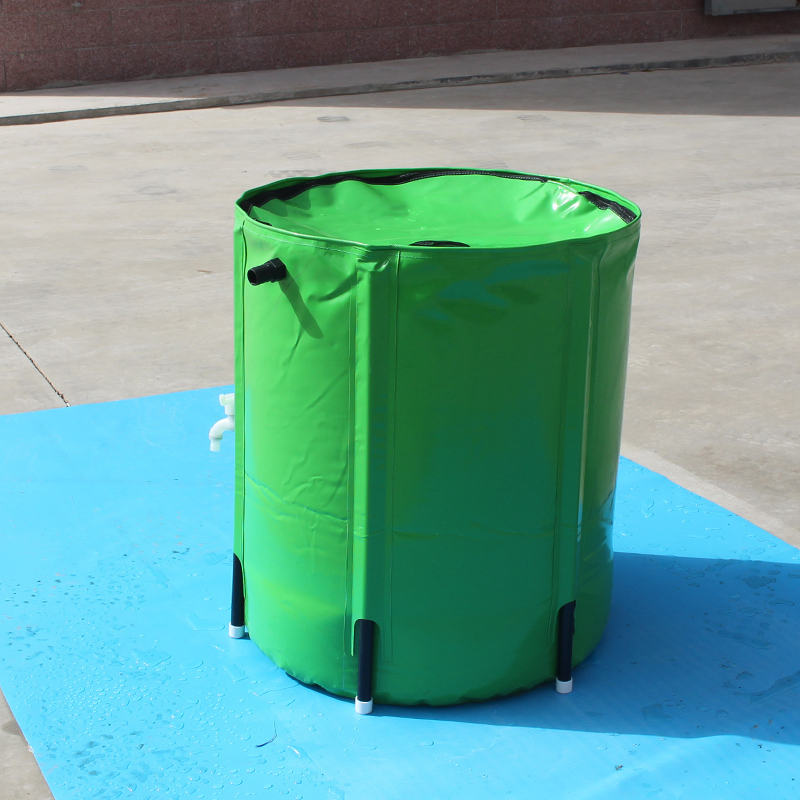 High-Capacity 200L PVC Rainwater Collection Barrel for Garden & Outdoor Use