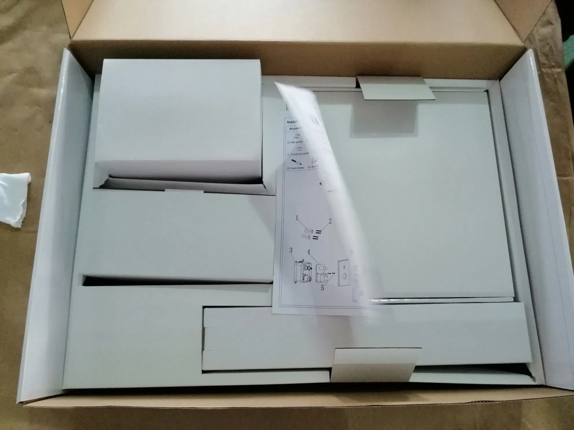 Смеситель для душа скрытого монтажа EBATH, хром