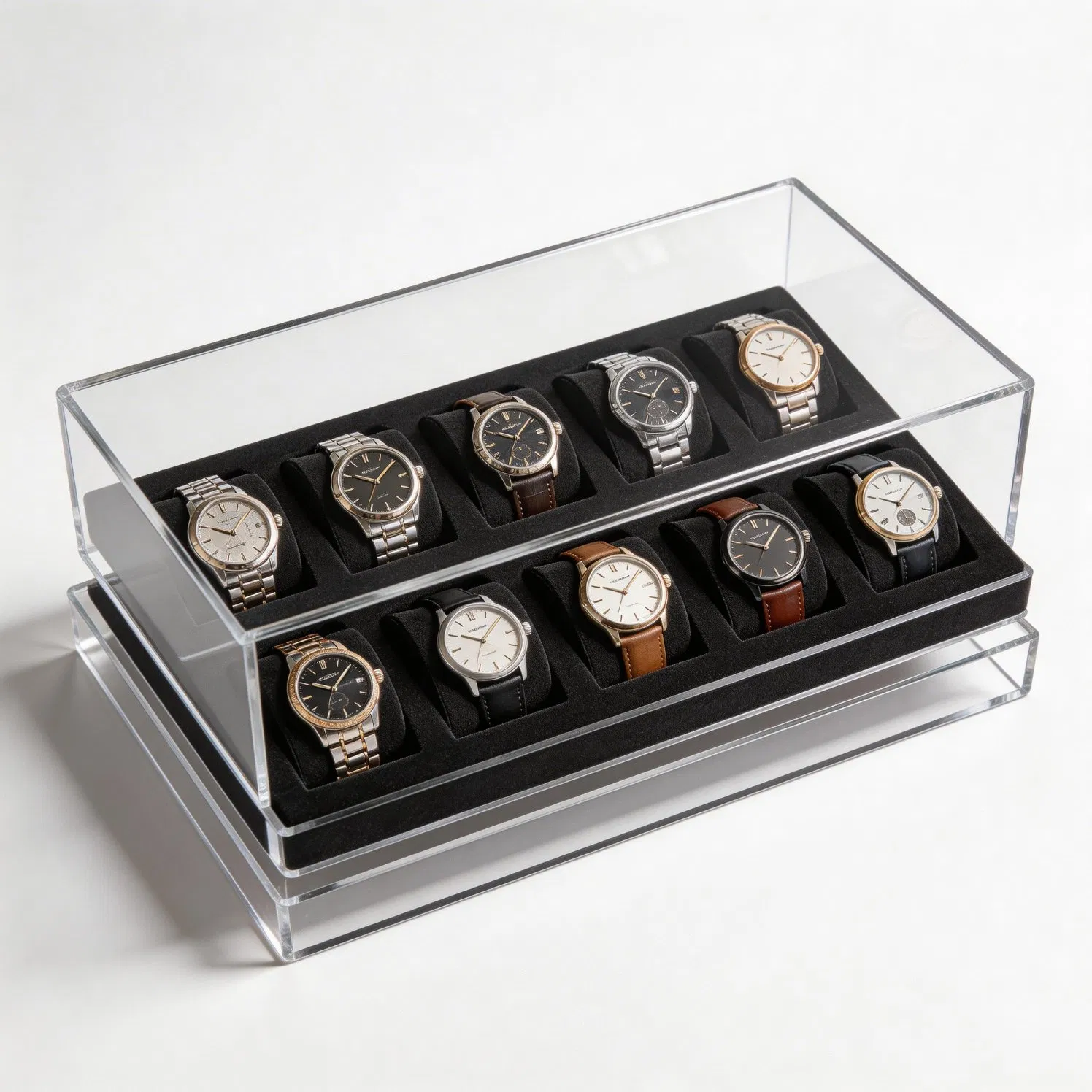 Clear Acrylic Display Case for Commodities Showcasing