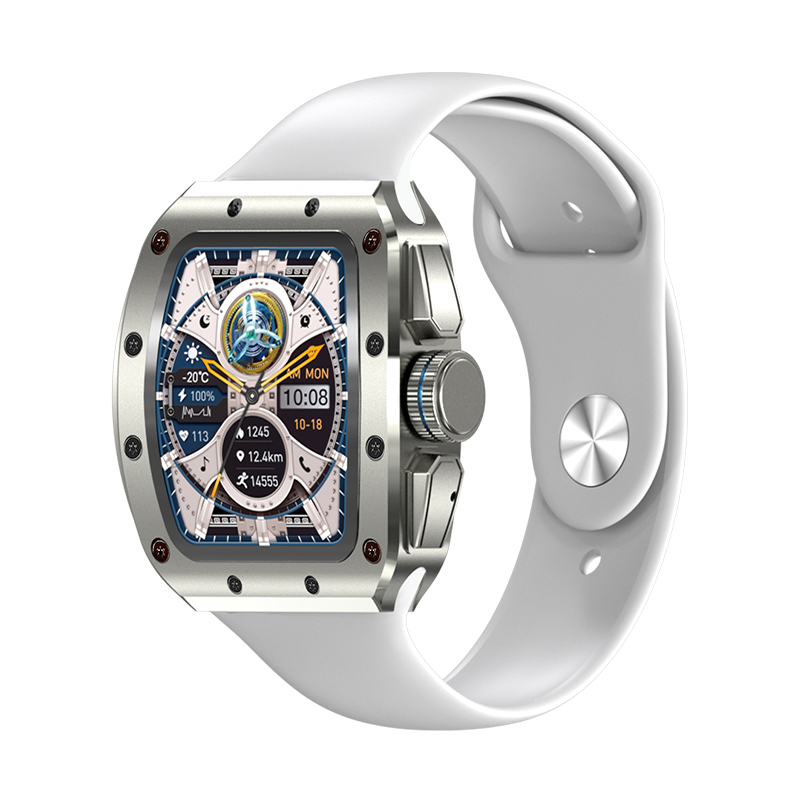 Fashionable Rounded Display Full Touch Multi-Language Bluetooth Calling Smart Watch