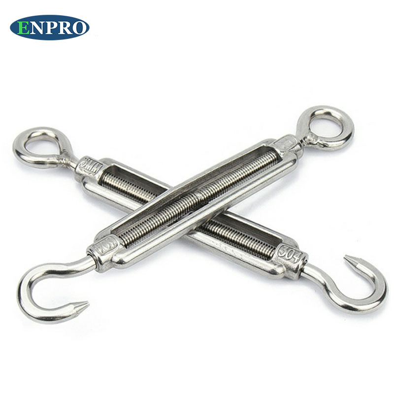 High Strength Galvanized Carbon Steel Drop Forged Us Type Turnbuckle with Jaw and Eye