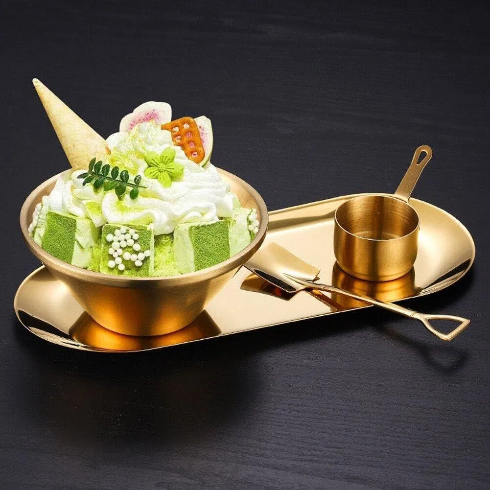 Premium Stainless Steel Mixing Bowl for Ice Cream and Salad Preparation