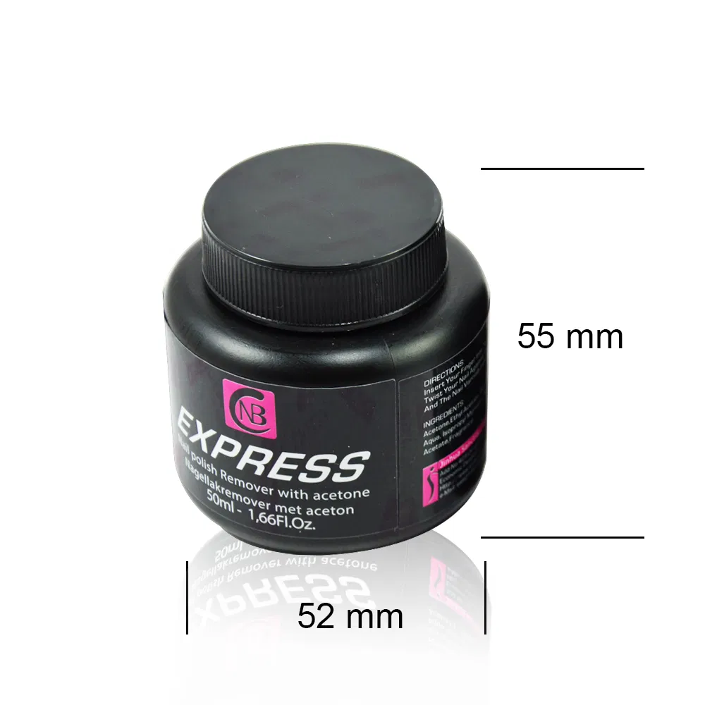 Nail Polish Remover with Sponge Pot Acetone Free 50ml
