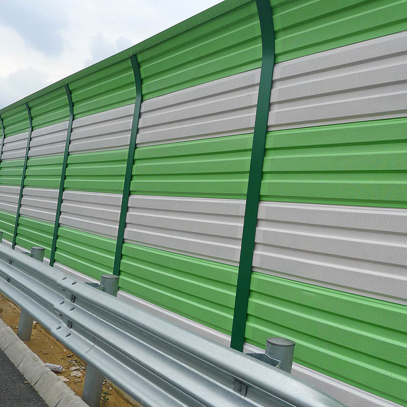 Absorptive Metal Acoustic Noise Barrier Panel Factory