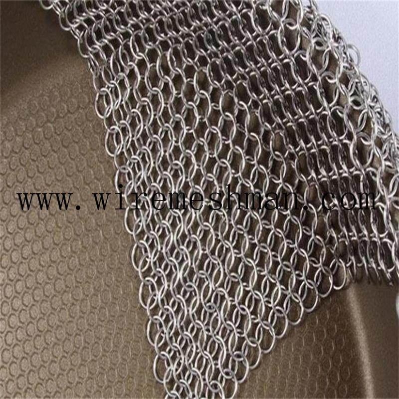 Made in China Stainless Steel Chainmail Cookware Cleaner